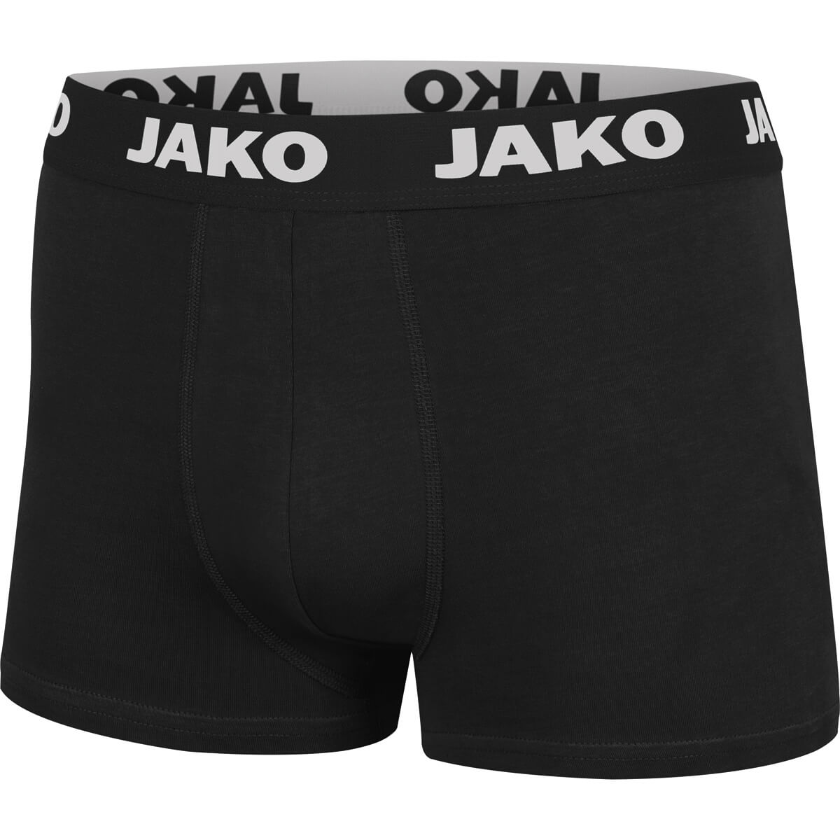JAKO 6204-08 Basic Boxer Shorts 2-pack Black