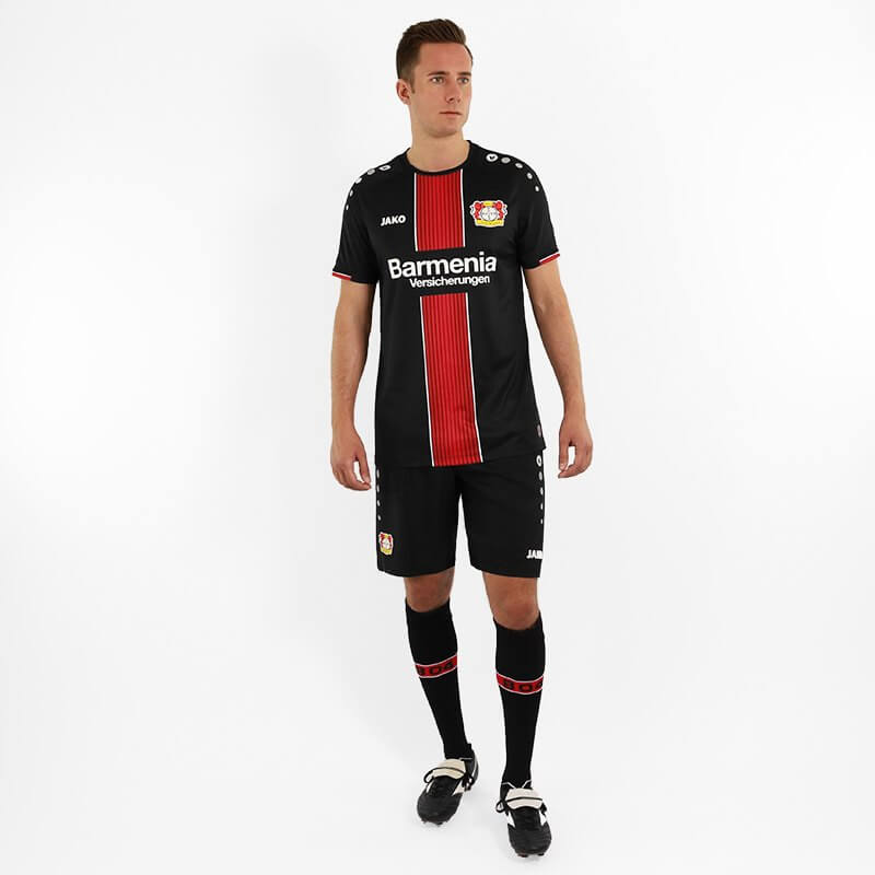 JAKO BA4418H-08-4 Short Bayer 04 Leverkusen Noir