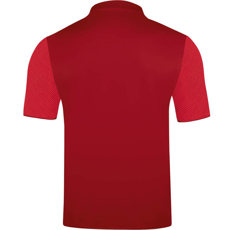 JAKO-WOMEN-6317-01-1 Polo T-Shirt Champ Rouge/Rouge Foncé Arrière