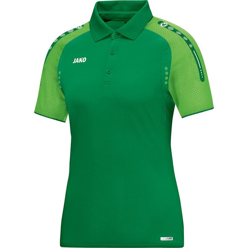 JAKO-WOMEN-6317-22 Polo T-Shirt Champ Green/Light Green Front