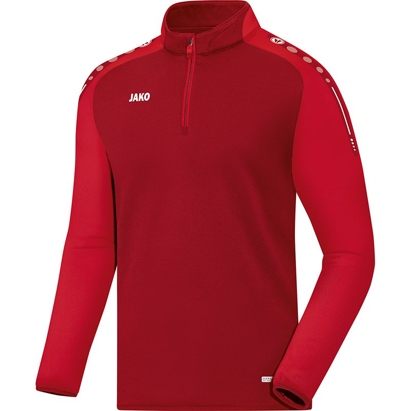 JAKO-8617-01-1 Ziptop Champ Dark Red/Red Front