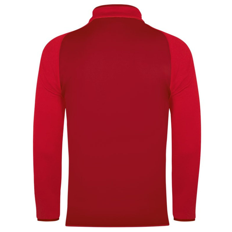 JAKO-8617-01-2 Ziptop Champ Rouge Foncé/Rouge Arrière