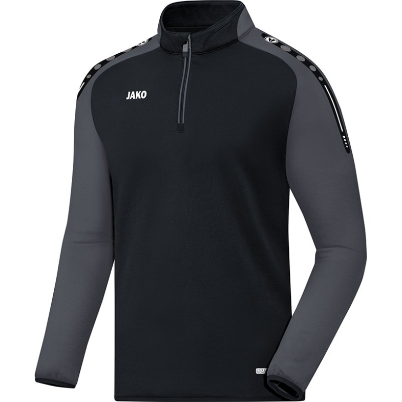 JAKO-8617-21-1 Ziptop Champ Black/Anthracite Front