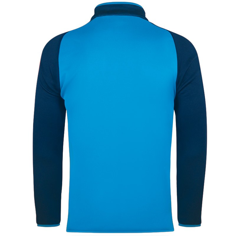 JAKO-8617-89-2 Ziptop Champ Bleu/Bleu Marin/Jaune Fluo Arrière