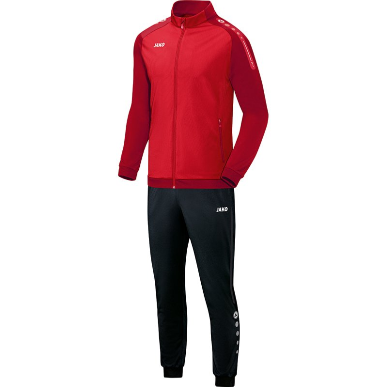 JAKO-M9117-01 Tracksuit Champ Red/Dark Red