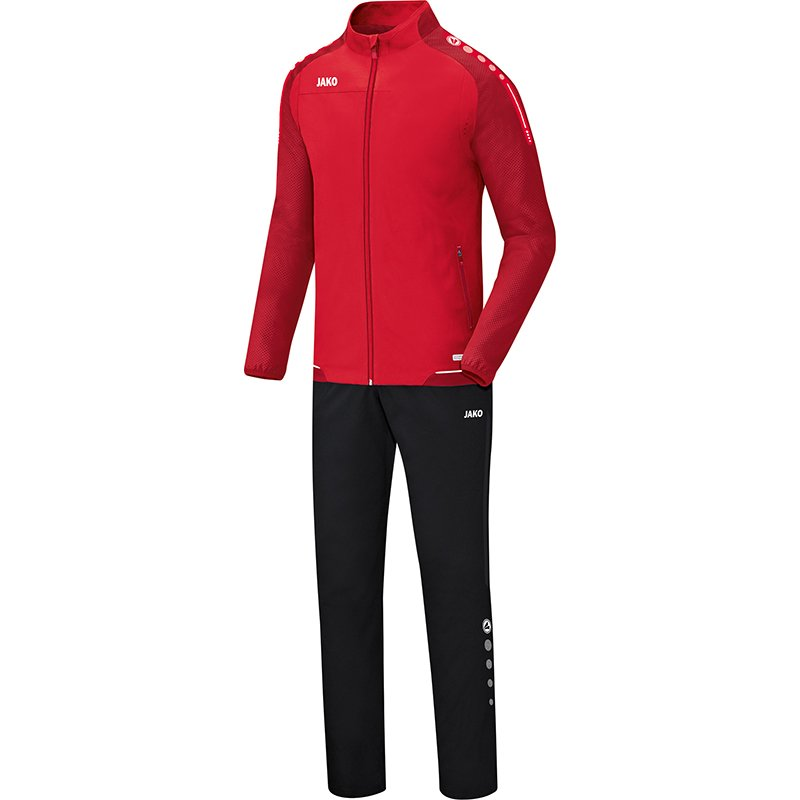 JAKO-M9517-01 Leisure Tracksuit Champ Red/Dark Red