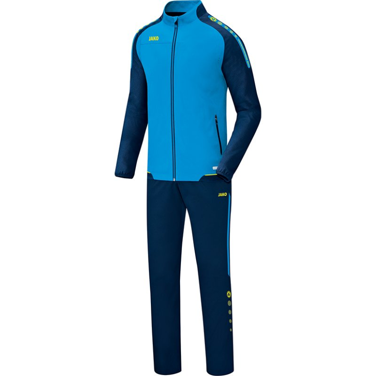 JAKO-M9517-89 Leisure Tracksuit Champ Blue/Navy/Fluo Yellow