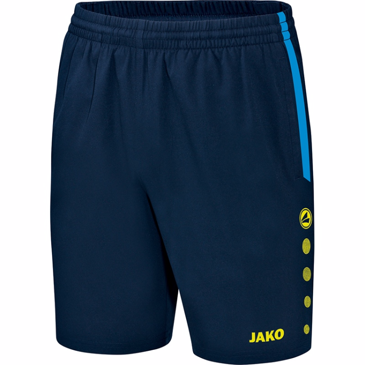 JAKO-6217M-89 Shorts Champ Navy/Blue/Fluo Yellow