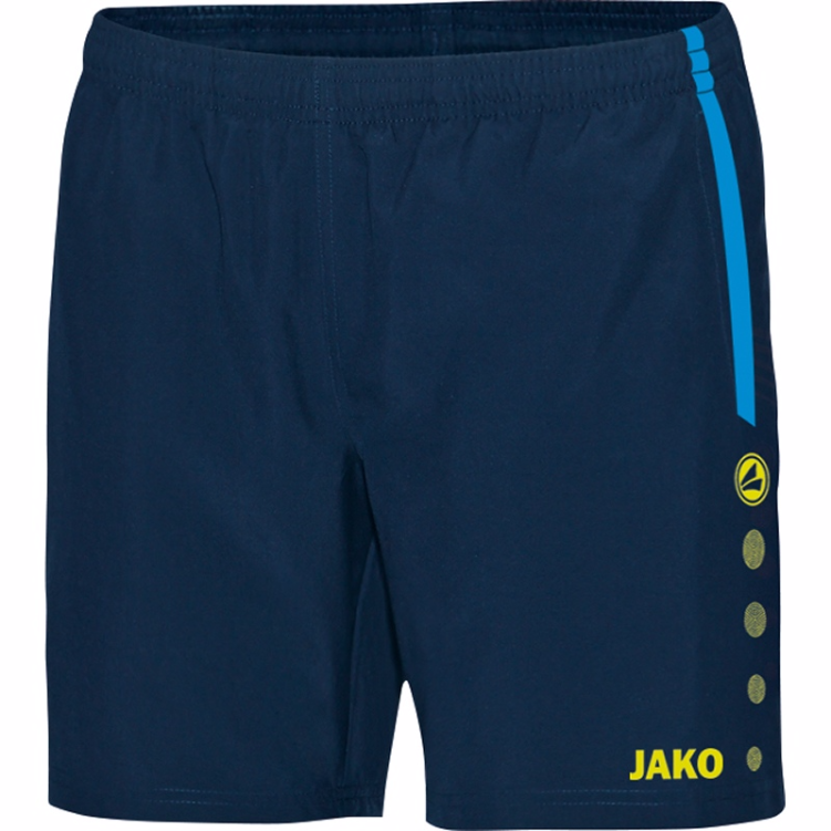 JAKO-6217W-89 Shorts Champ Navy/Blue/Fluo Yellow