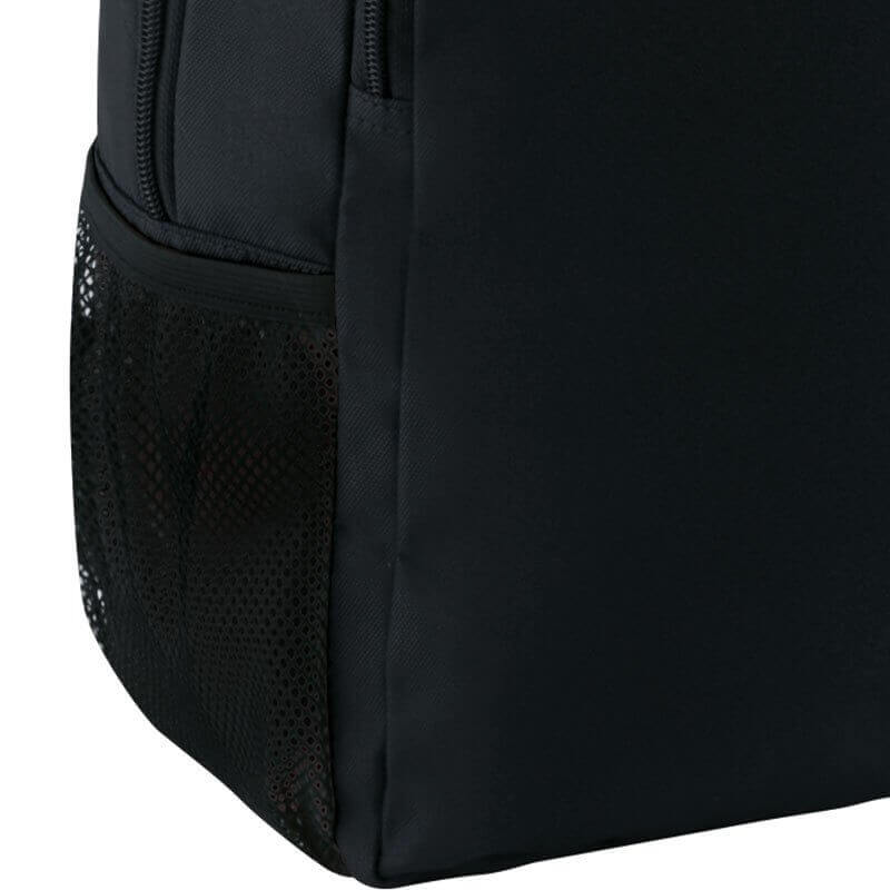 JAKO 1850-08-3 Sac à Dos Classico Noir Poches Latérales en Mesh