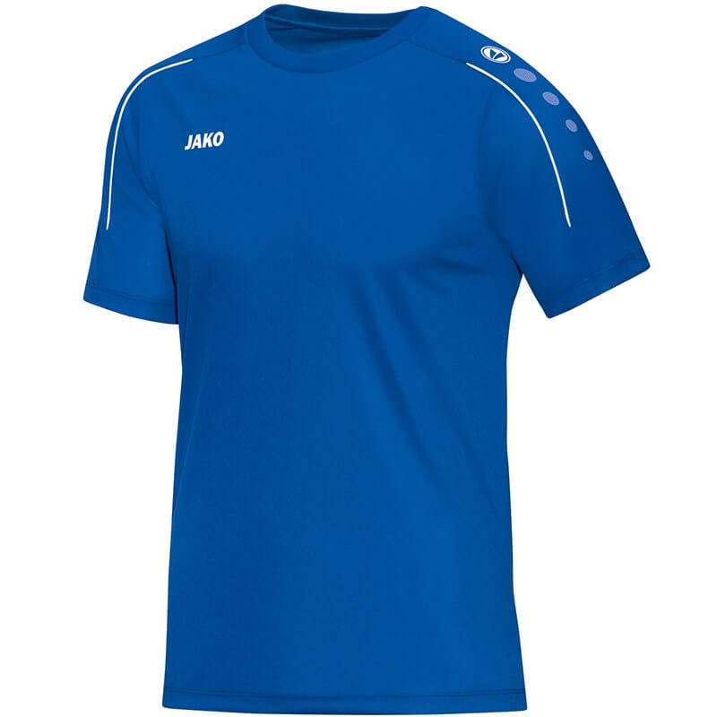 JAKO 6150-04 T-Shirt Classico Bleu Royal Face