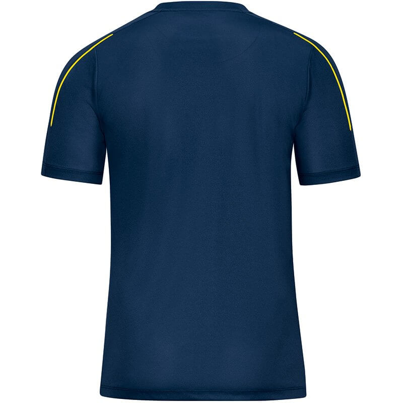 JAKO 6150-42-1 T-Shirt Classico Bleu Nuit/Citron Arrière