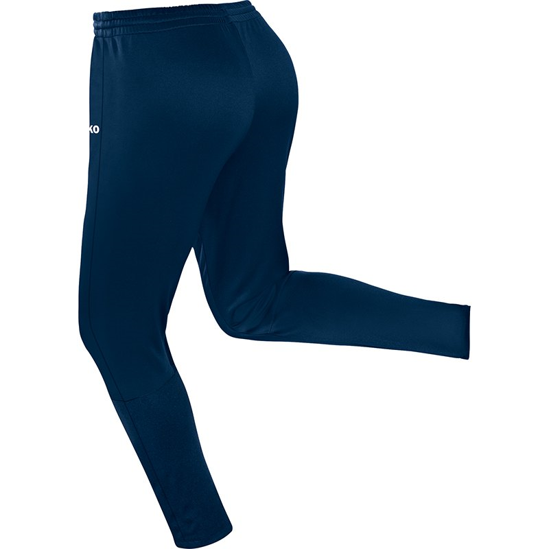 JAKO 8450-09-1 Pantalon Entraînement Classico Insertion en Ripp au Mollet Bleu Marin