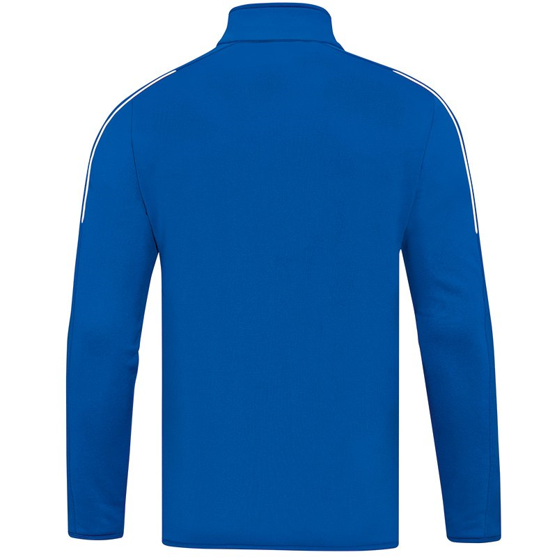 JAKO 8650-04-1 Sweater Ziptop 1/4 Front Zipper Classico Royal Blue Back