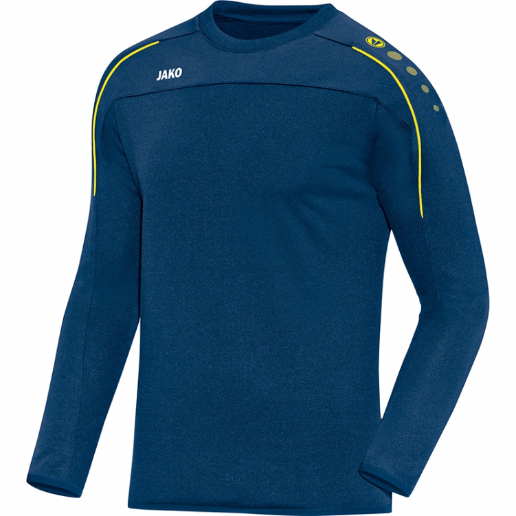 JAKO 8850-42 Sweater Classico Bleu Nuit/Citron Face