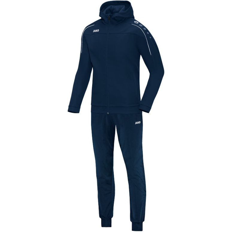 JAKO M9450-09 Hooded Polyester Tracksuit Classico Navy