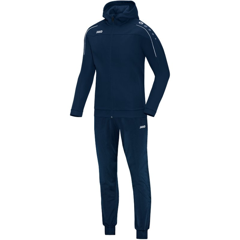 JAKO M9450-09 Survêtement Polyester à Capuchon Classico Bleu Marin