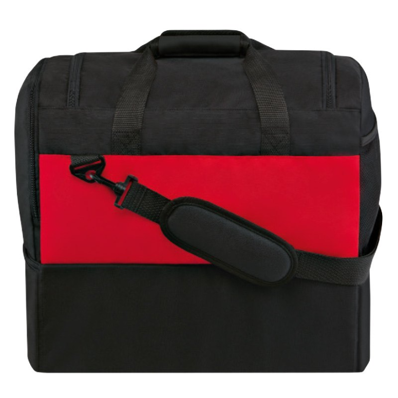JAKO-2018-01-2 Sport Bag Competition 2.0 Black/Red Back View