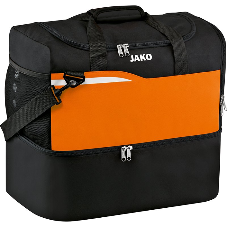 JAKO-2018-19 Sac de Sport Competition 2.0 Noir/Orange Fluo