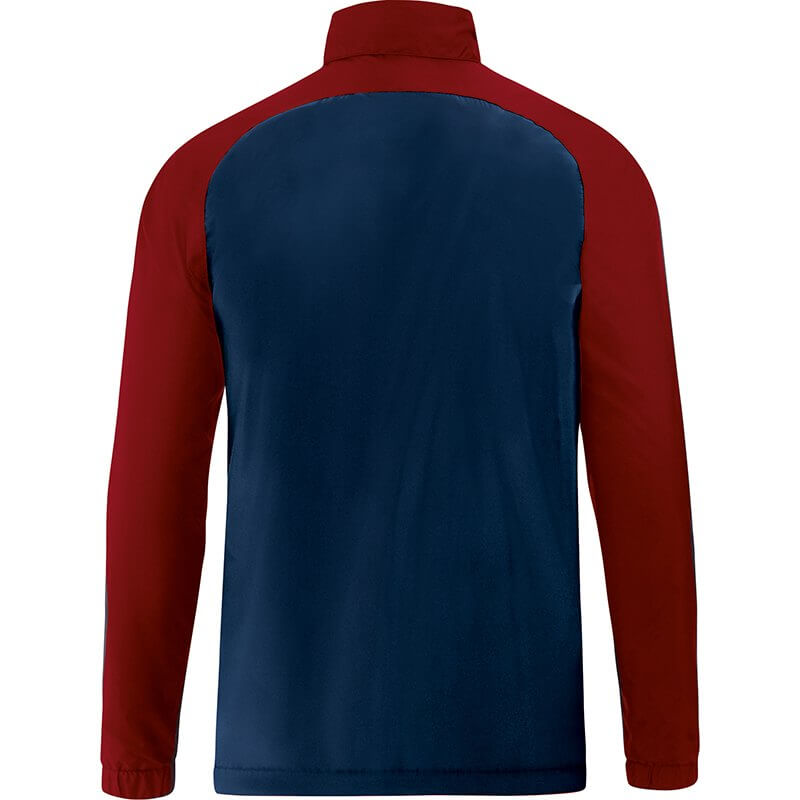 JAKO-7418-09-2 Veste Pluie Competition 2.0 Bleu Marin/Rouge Foncé Arrière