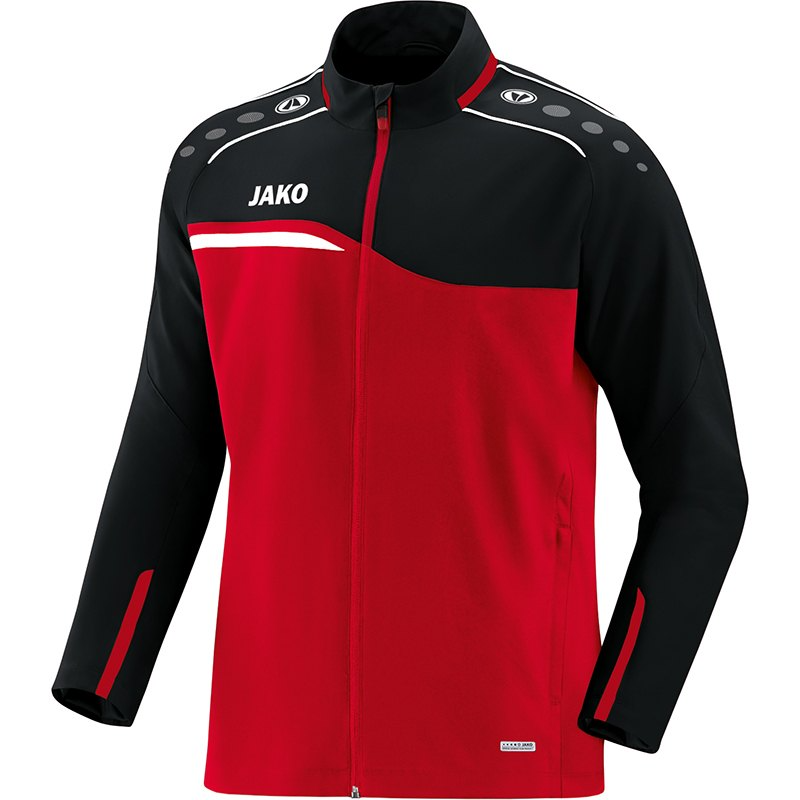 JAKO-9818-01-1 Leisure Jacket Competition 2.0 Red/Black Front