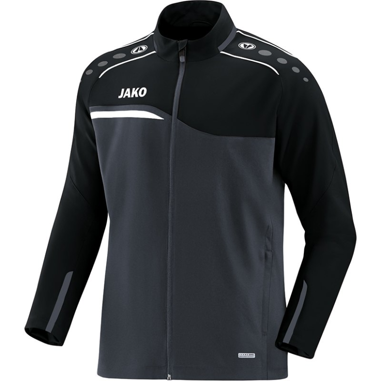 JAKO-9818-08-1 Leisure Jacket Competition 2.0 Anthracite/Black Front