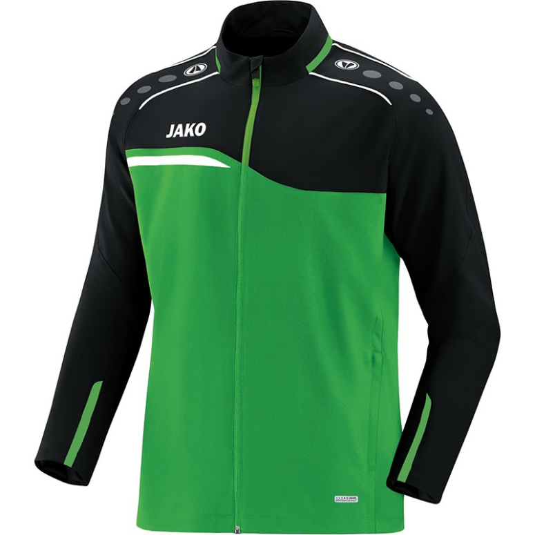 JAKO-9818-22-1 Leisure Jacket Competition 2.0 Soft Green/Black Front