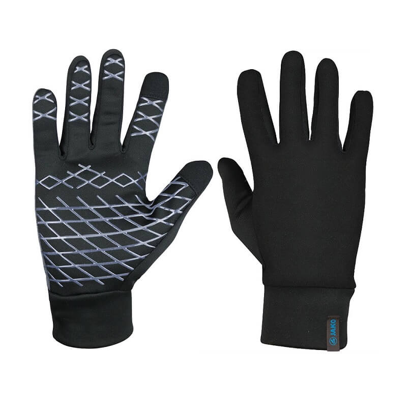 JAKO-1234-08 Gants Joueurs Fonctionnels Chaud Noir