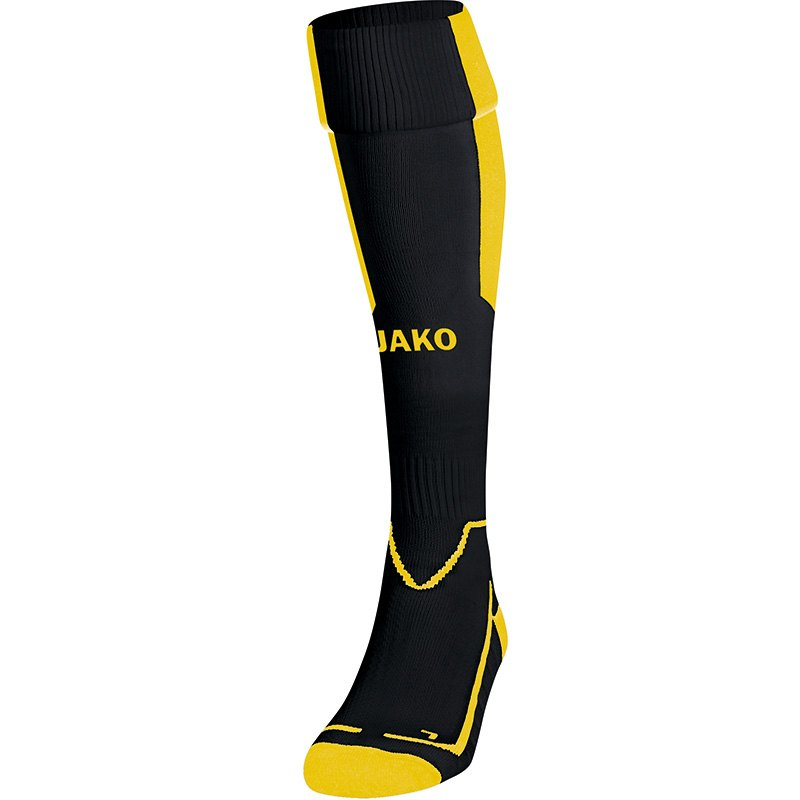 JAKO-3866-03 Soccer Socks Lazio Black/Lemon