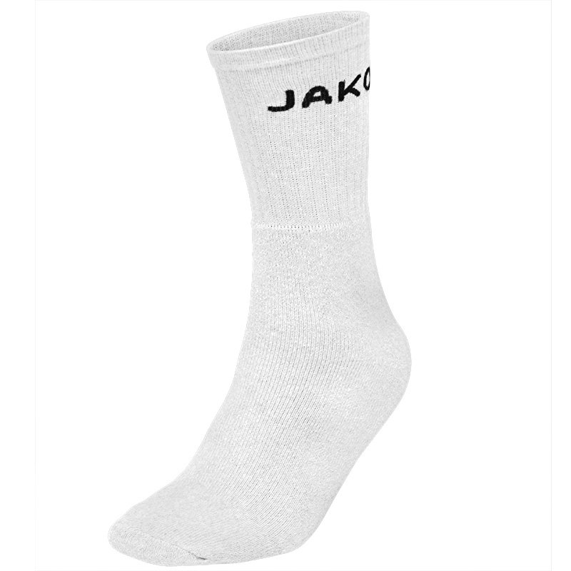 JAKO-3904-00 Chaussettes Sport Basic 3 Packs Blanc