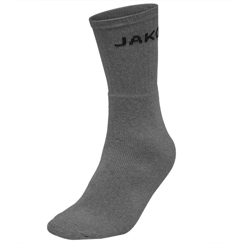 JAKO-3904-40 Chaussettes Sport Basic 3 Packs Gris Mêlé