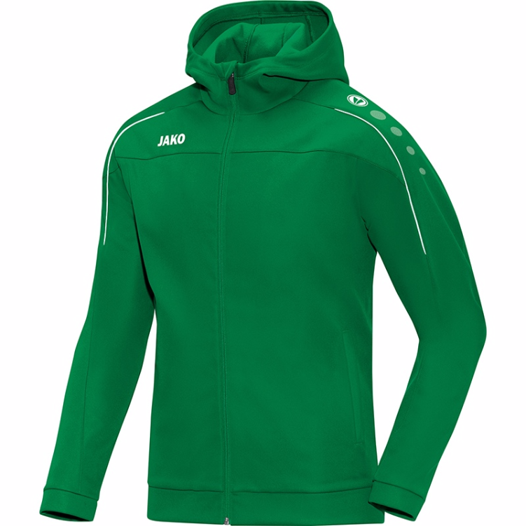JAKO Hooded Jacket Classico 6850-06 Green Front
