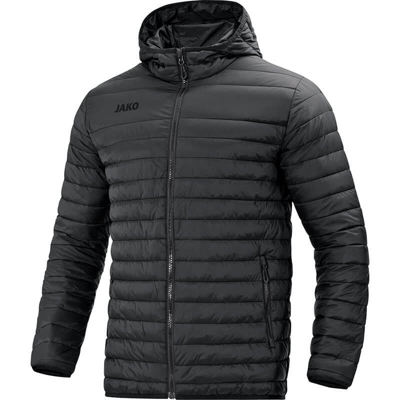 JAKO 7204-08 Veste Stepp Matelassée Ultra-Douce Noir Face