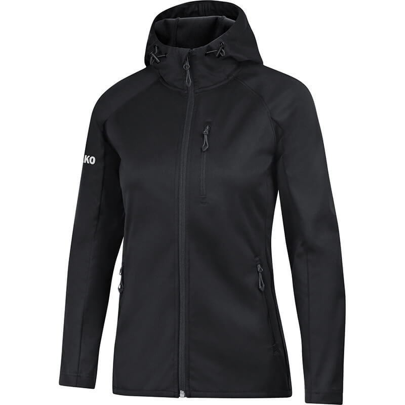 JAKO 7605W-08 Veste Softshell Light Coupe Femme Noir Face