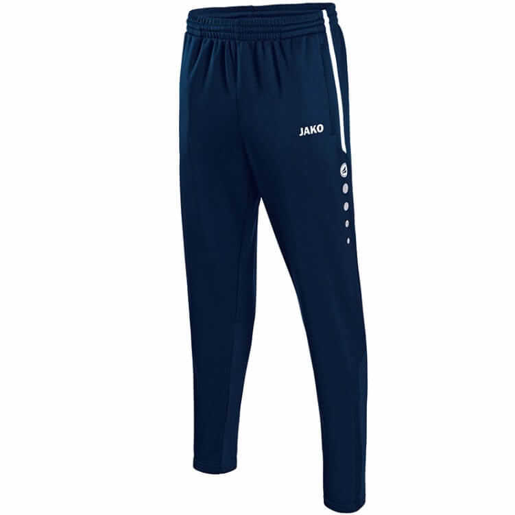 JAKO-8495-09 Pantalon Entraînement Active Bleu Marin/Blanc