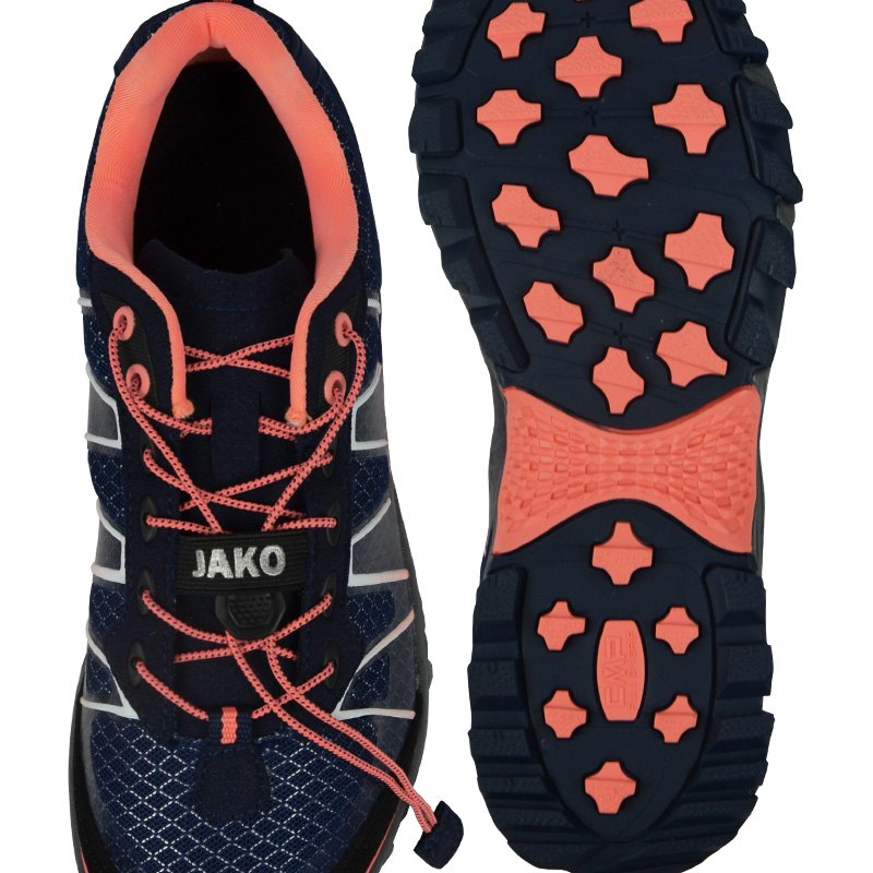JAKO HW5702D-09-3 Chaussures de Loisir Course Premium Système de Laçage Rapide avec Bouchon