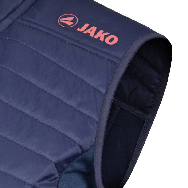 JAKO HW7517D-09-3 Powerstretch Jacket Premium Navy Elastic Finishing Edge with Armholes