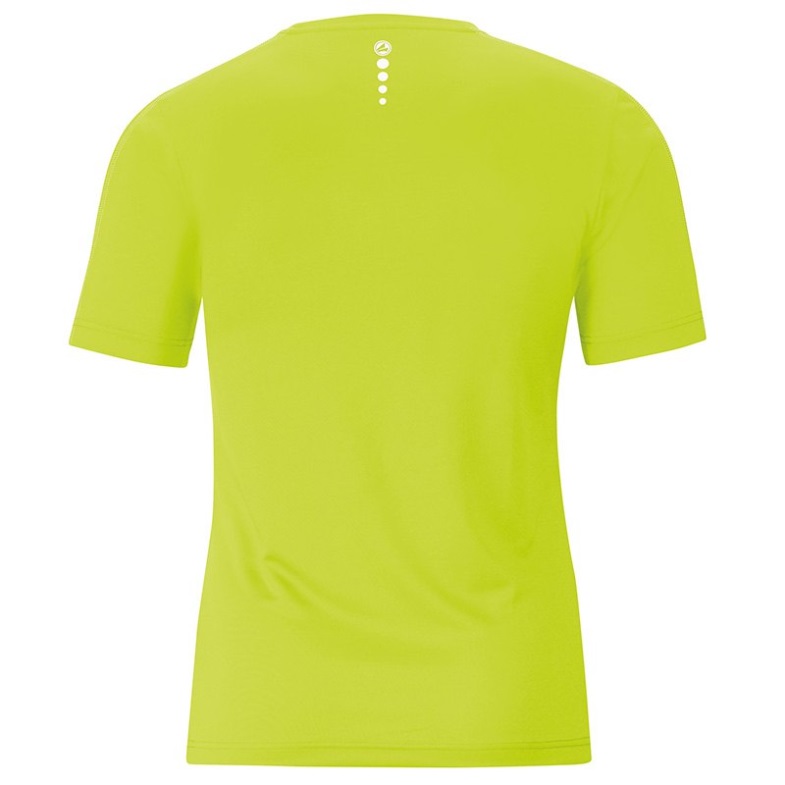 JAKO 6110M-23-1 T-Shirt Short Sleeves Sprint Lime Running Band at The Neck