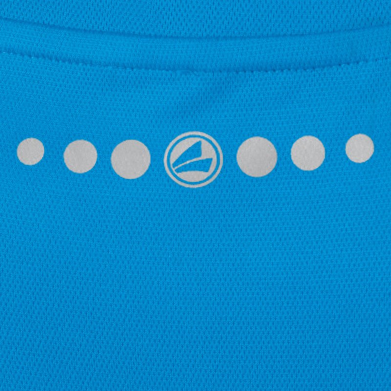 JAKO 6110M-89-2 T-Shirt Short Sleeves Sprint Blue Reflective Elements