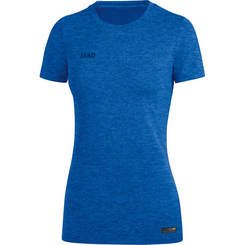 JAKO-6129W-04-1 T-Shirt Premium Basics Mixed Royal Blue Front