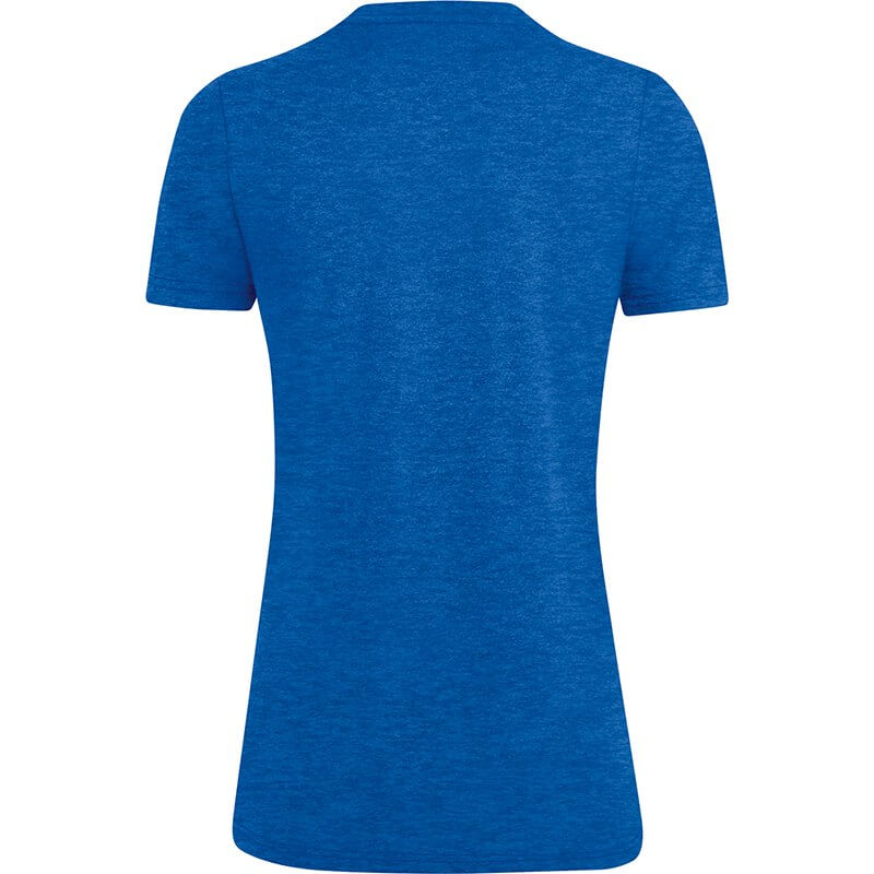 JAKO-6129W-04-2 T-Shirt Premium Basics Bleu Royal Mêlé Arrière