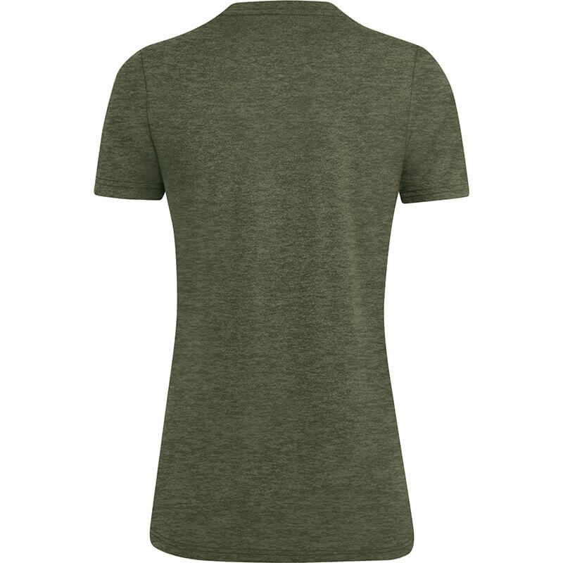 JAKO-6129W-28-2 T-Shirt Premium Basics Kaki Mêlé Arrière