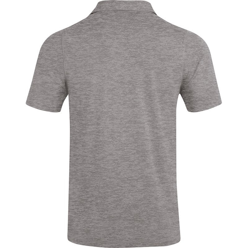 JAKO-6329M-40-2 Polo Premium Basics Mixed Grey Back