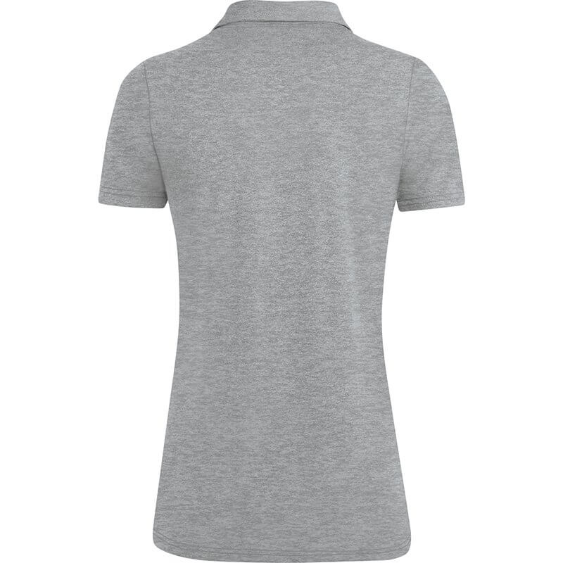 JAKO-6329W-40-2 Polo Premium Basics Gris Mêlé Arrière