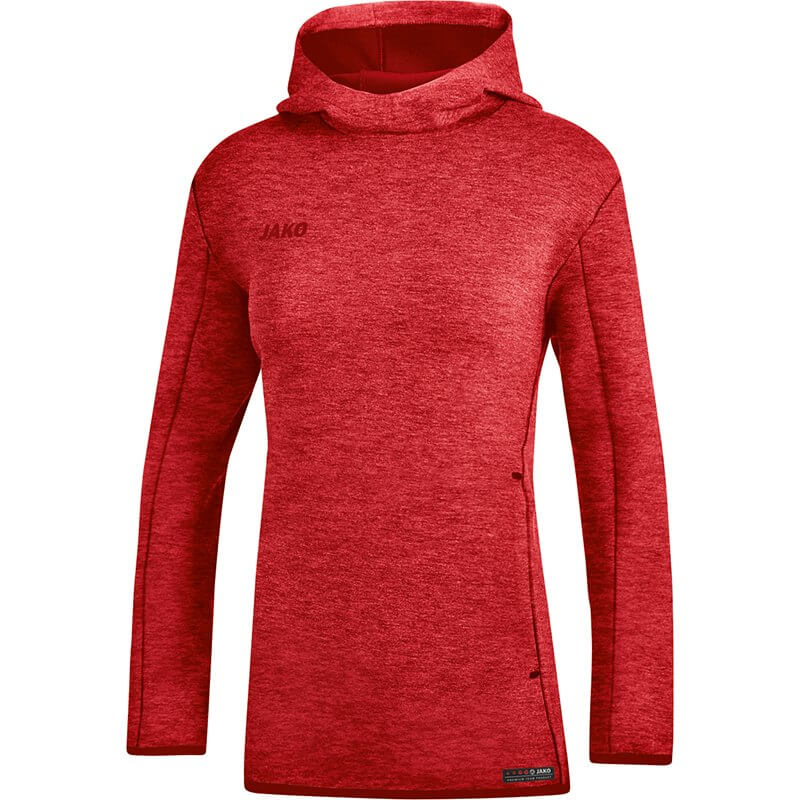 JAKO-6729W-01-1 Hooded Sweatshirt Premium Basics Mixed Red Front