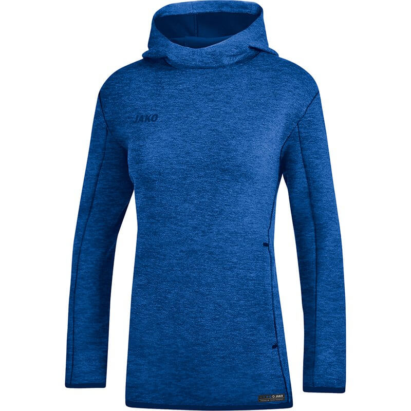 JAKO-6729W-04-1 Sweat à Capuchon Premium Basics Bleu Royal Mêlé Face