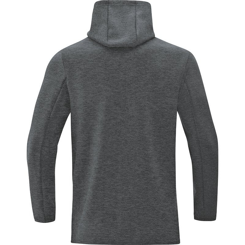 JAKO-6729M-21-2 Sweat à Capuchon Premium Basics Anthracite Mêlé Arrière