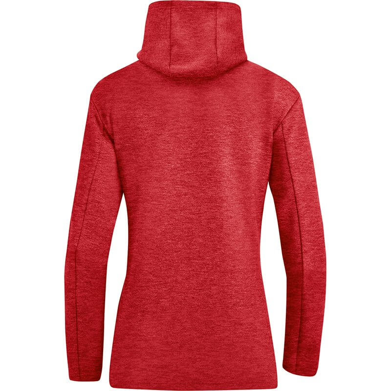 JAKO-6729W-01-2 Sweat à Capuchon Premium Basics Rouge Mêlé Arrière