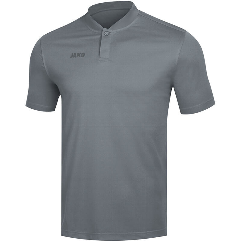 JAKO-6358-40 Polo Prestige Gris Pierre Face