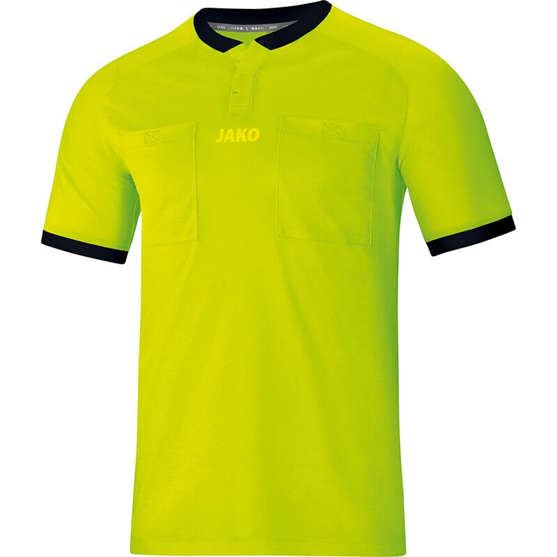 JAKO-4271-03 Referee Jersey Shirt Short Sleeves Lemon